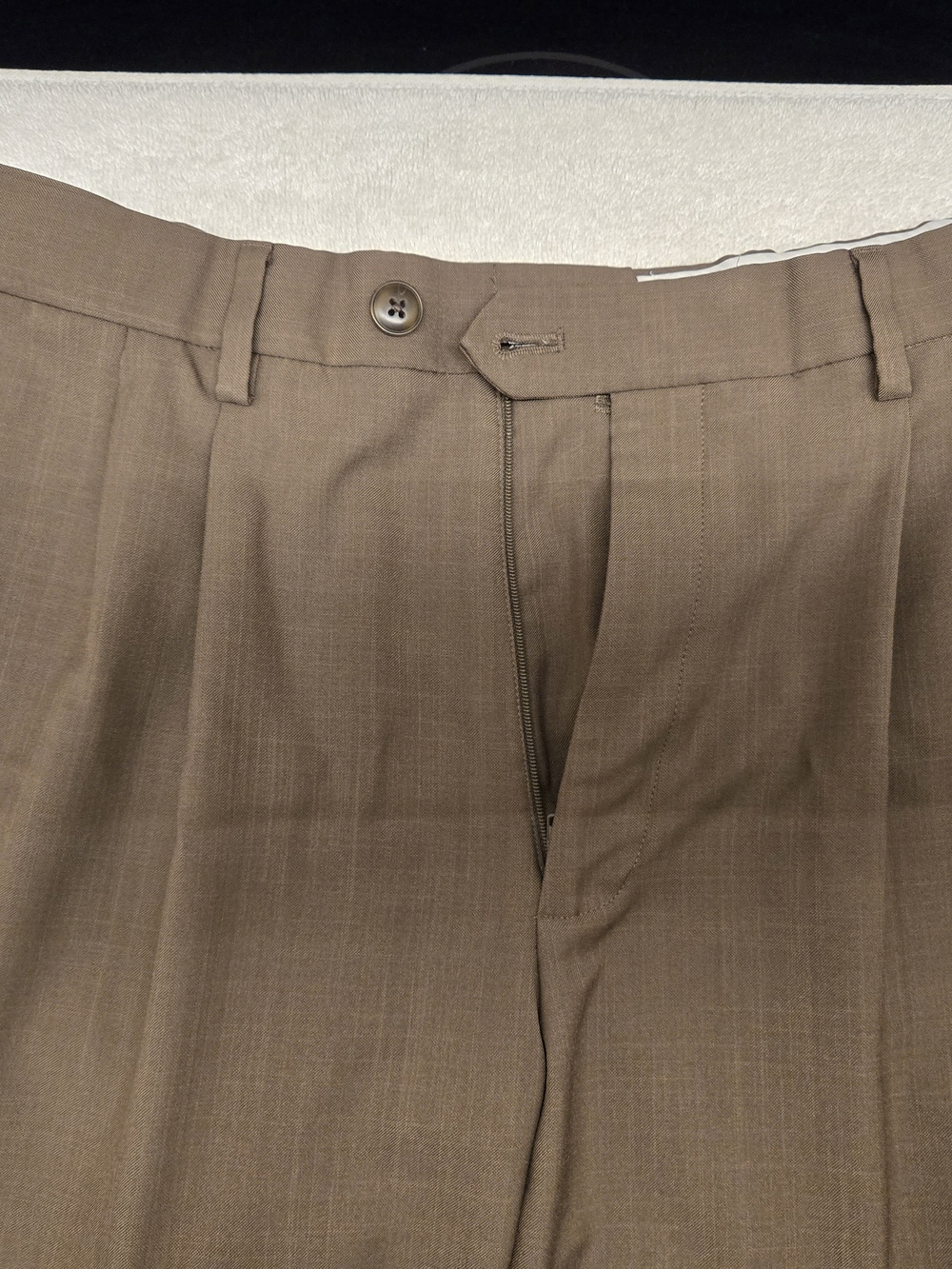 Haggar Eclo Stria Men's Pleated Front Dress Pants